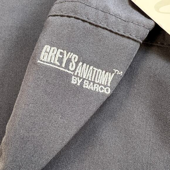 Barco Grey’s Anatomy 3 Pocket Cargo Straight Leg Scrub Pants Graphite Size XXS - Picture 11 of 14